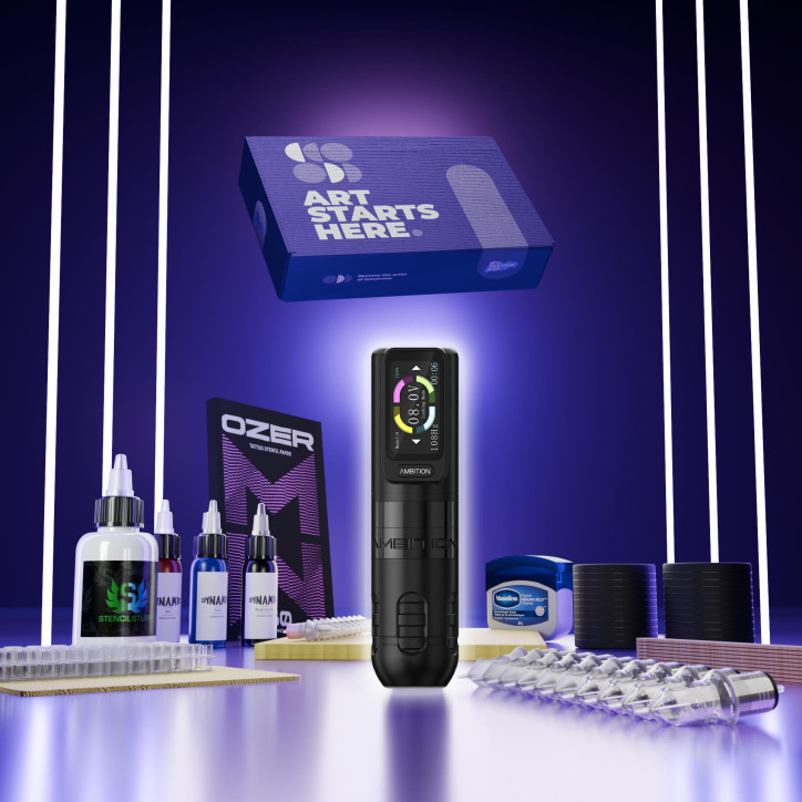 Kit Per Tatuaggi Professionale - Ambition Zetton Kit Per Tatuaggi Professionale - Ambition Zetton